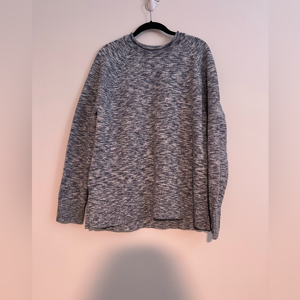 lulu lemon gray/blue sweater XL